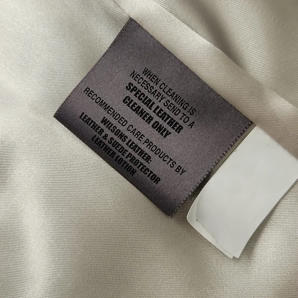 Wilsons leather maxima jacket Size S Color lime green - Picture 9 of 10